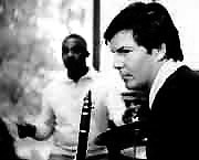 Kenny Clarke et Jean-Christian Michel.
