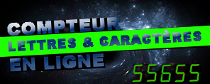 Compteur de Lettres et Caractères Univers - Jean-Christian Michel