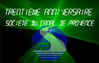 Logo "Société Canal de Provence" for  a  Jean-Christian Michel Laser show 