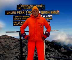 Uhuru peak - sommet du Kilimandjaro