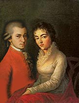 WolfgangAmadeus et Constance Mozart