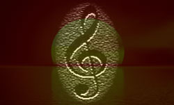 Clé de sol, symbole de la musique écrite