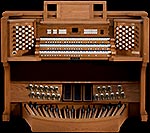 The Console of a digital organ
