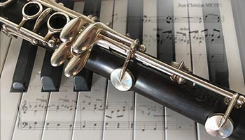 Clarinet Score by Jean-Christian Michel